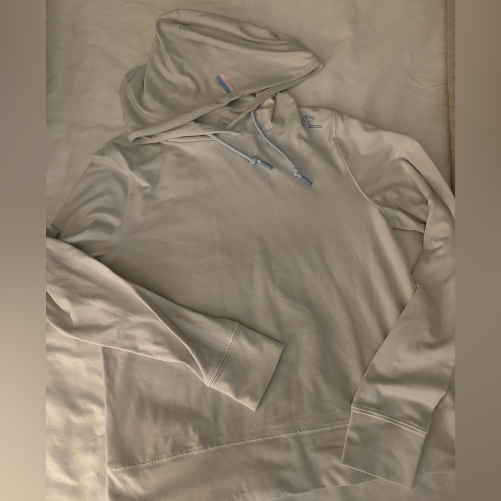 Rhoback Women's Performance Hoodie The Plank White Small UPF 50